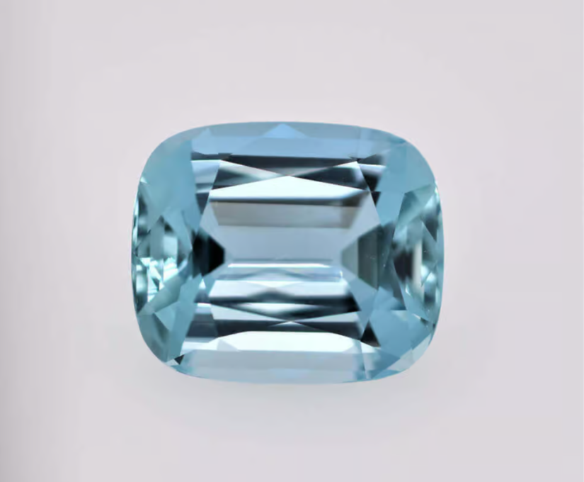 Carat Natural Aquamarine Greenish Blue Color- GRS Certificate