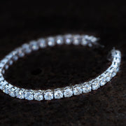 Elena - 16.80 carat round natural diamond Bracelet.  Color D-F Clarity VS