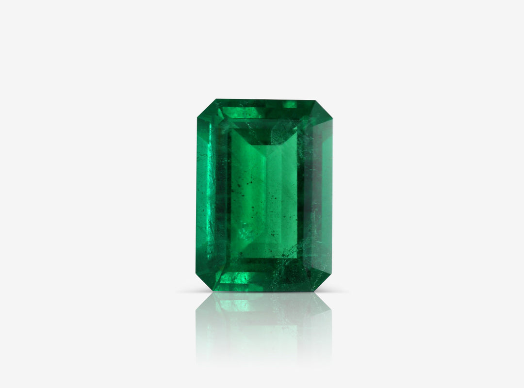 Men's Zambian Emerald Ring 3.54 ct with Diamonds – view 4