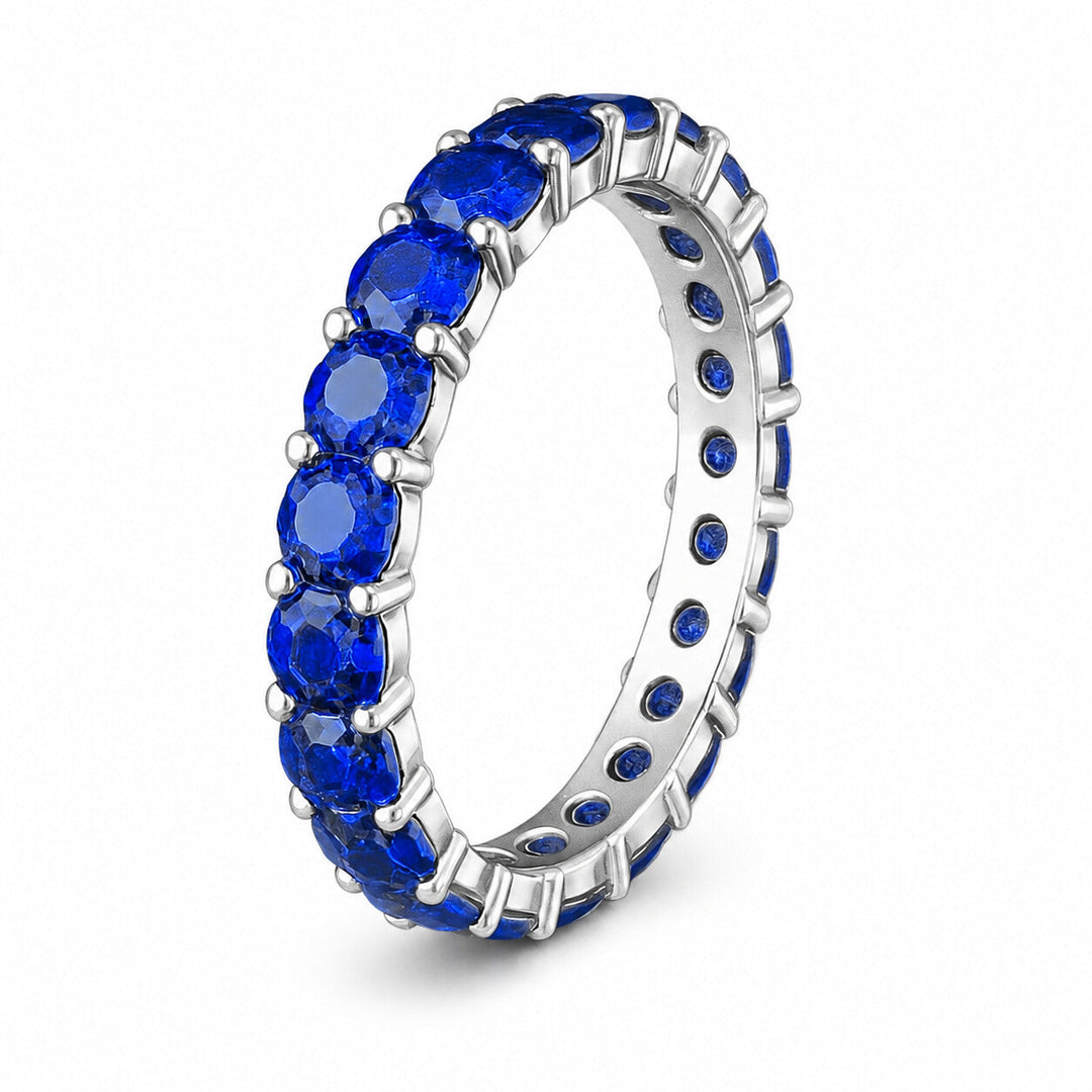 3.30 Carat Gemstone Eternity Ring on a clean background – view 9
