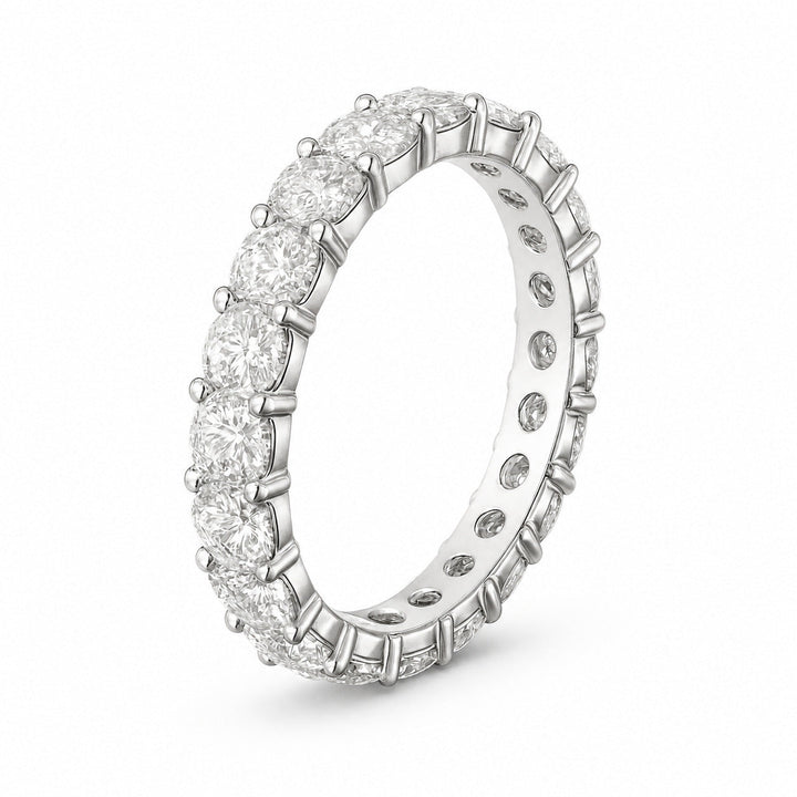 3.30 Carat Gemstone Eternity Ring on a clean background – view 11