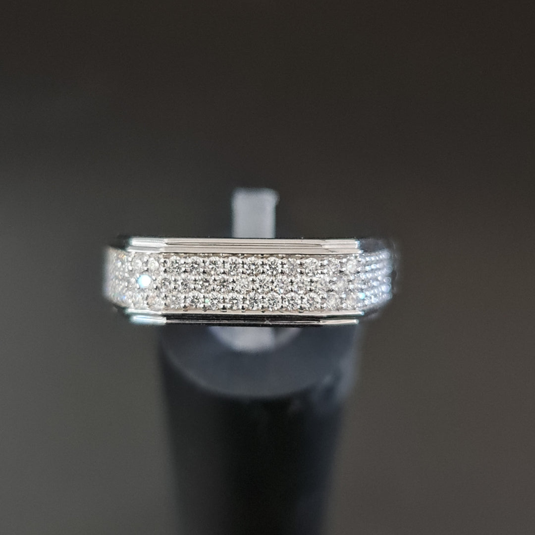 Men's Natural Diamond Ring 0.85 ct – view 3