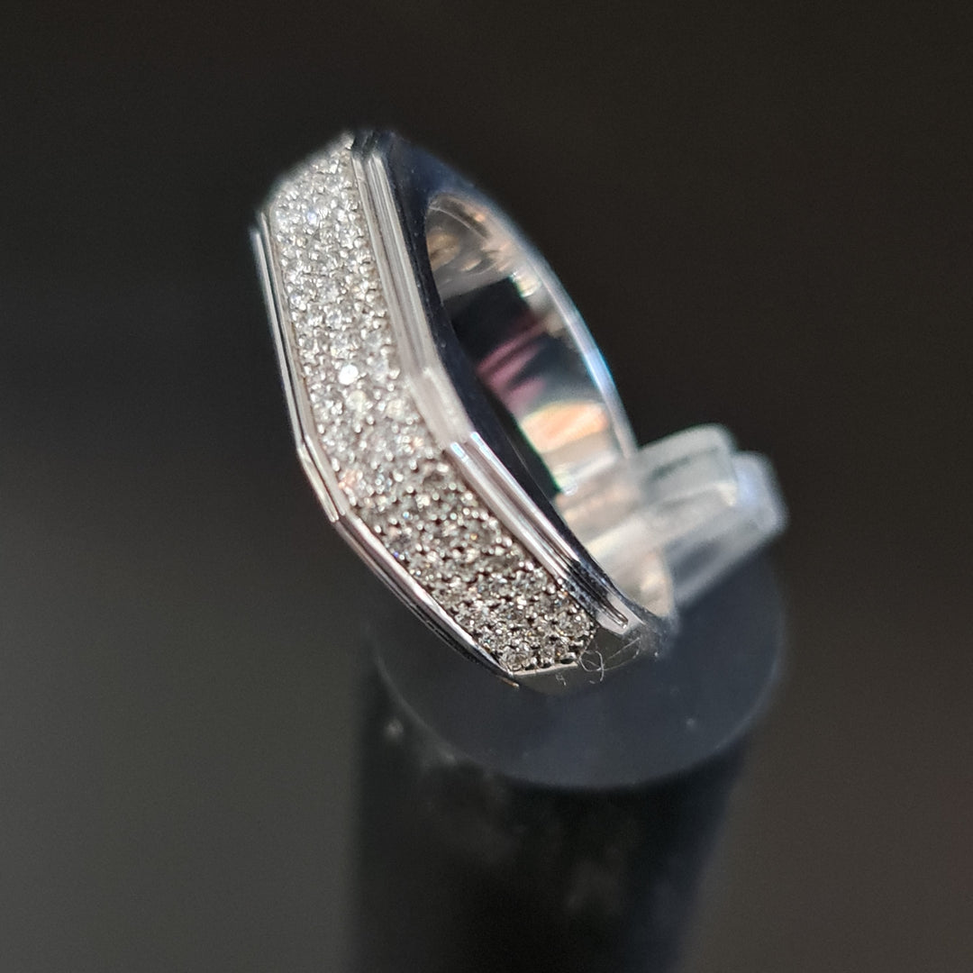 Men's Natural Diamond Ring 0.85 ct – view 5