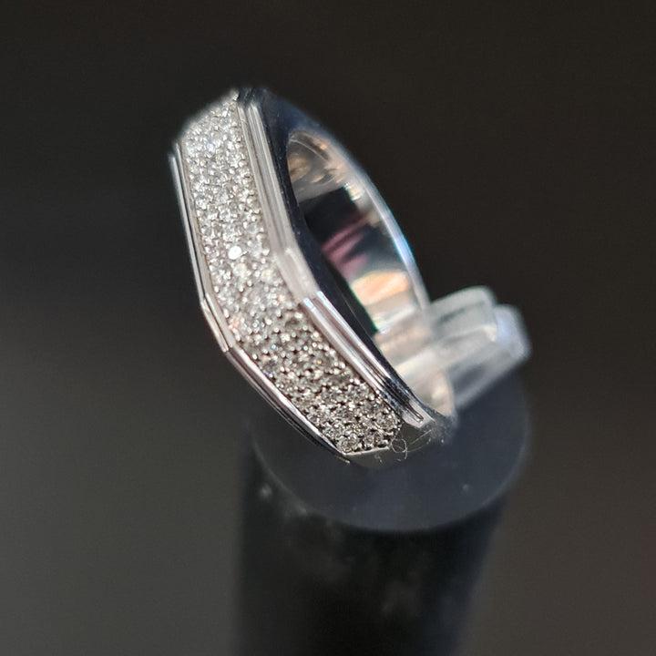Men's Natural Diamond Ring 0.85 ct – view 5
