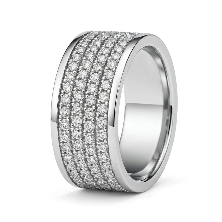 Men's Natural Diamond Eternity Ring 2.70 ct – view 1