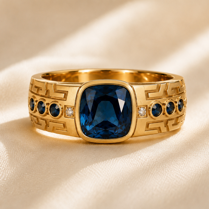 GEO Men's Gemstone and Diamond Ring – view 2