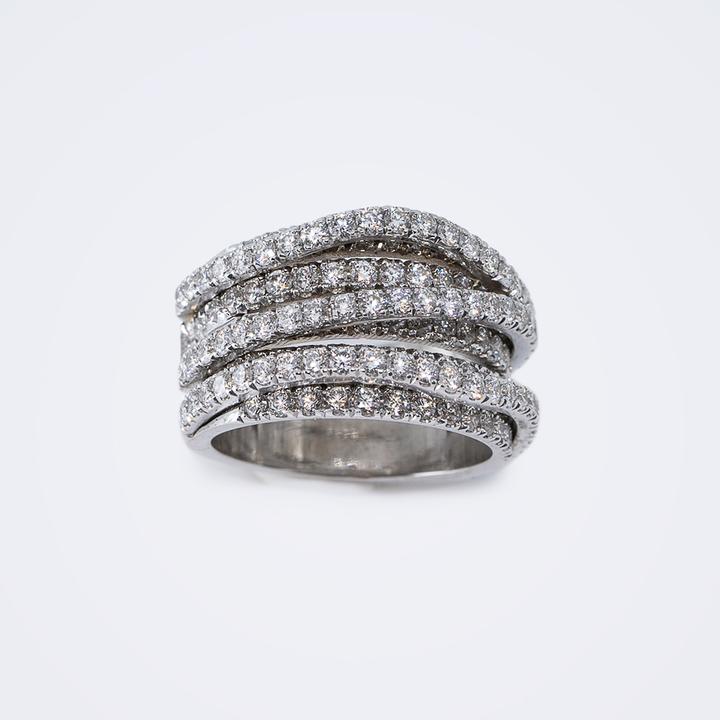 Keren 3.60 Carat Diamond Ring on a clean background – view 4