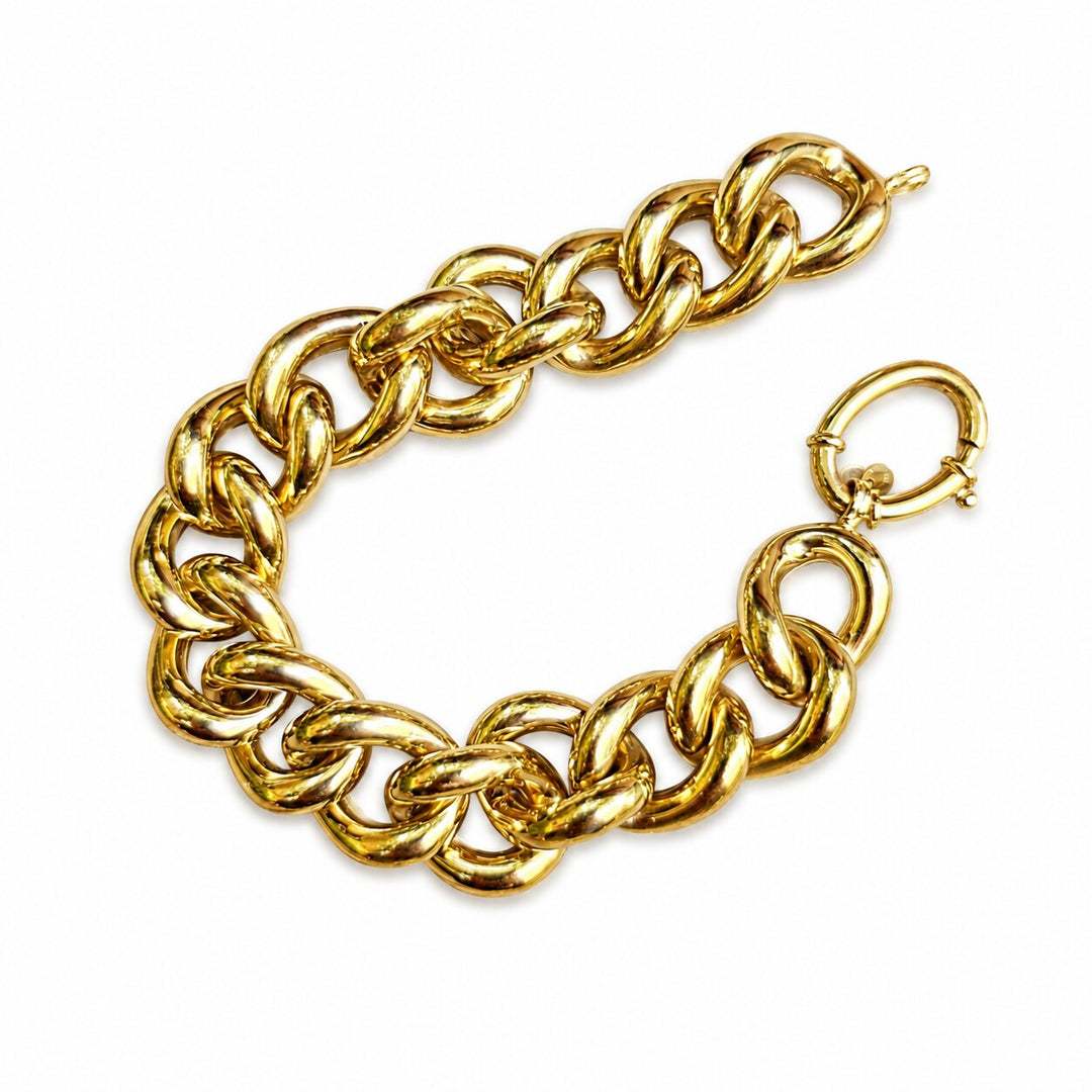 Bold Link Chain Bracelet – white background view 1