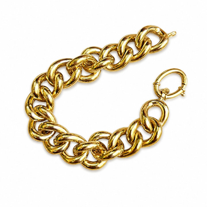 Bold Link Chain Bracelet – white background view 1
