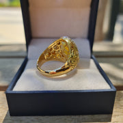 fine ring for men gold and diamonds