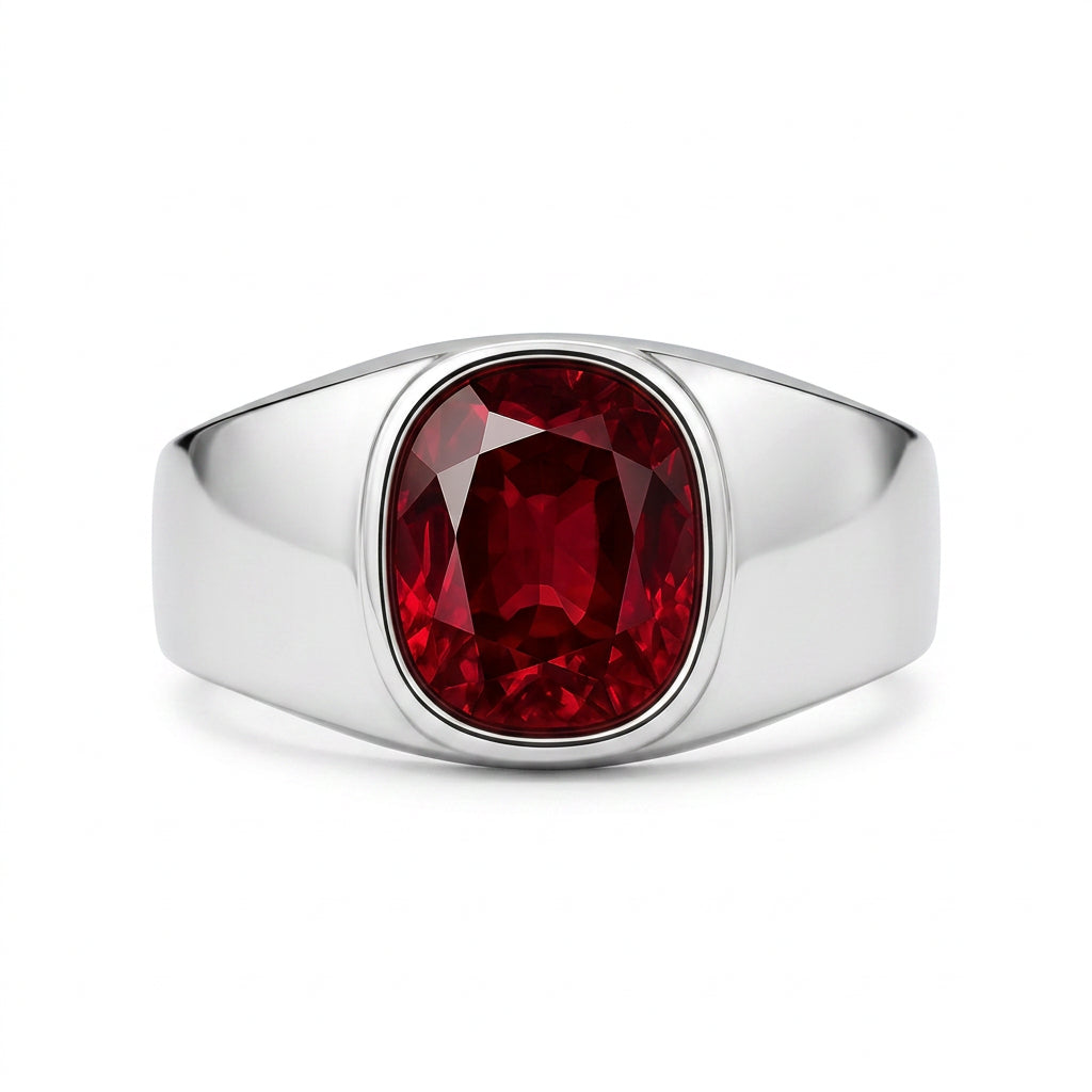 Men's Natural Rubellite Ring 3.50 ct – view 1