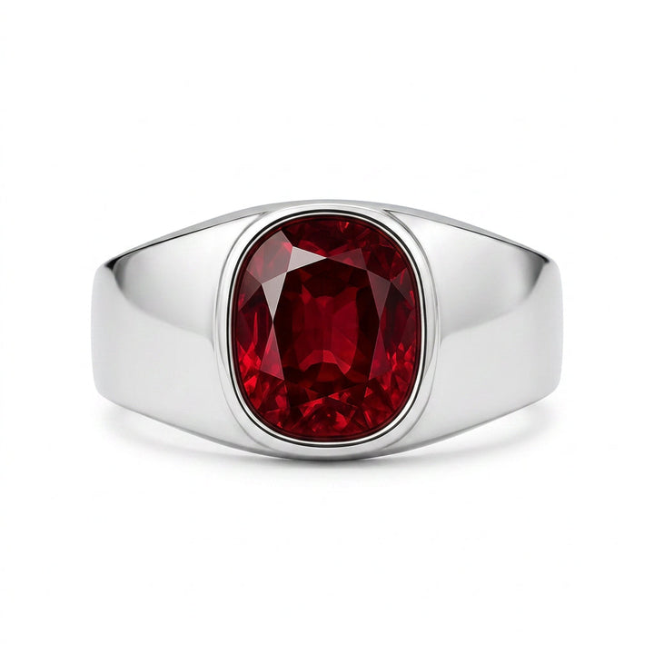 Men's Natural Rubellite Ring 3.50 ct – view 1