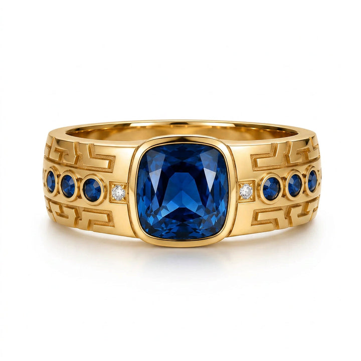 GEO Men's Gemstone and Diamond Ring – view 1