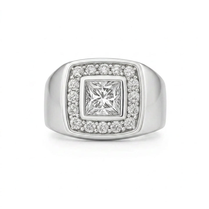 Men's GIA Asscher-Cut Diamond Ring 2.03 ct – view 1