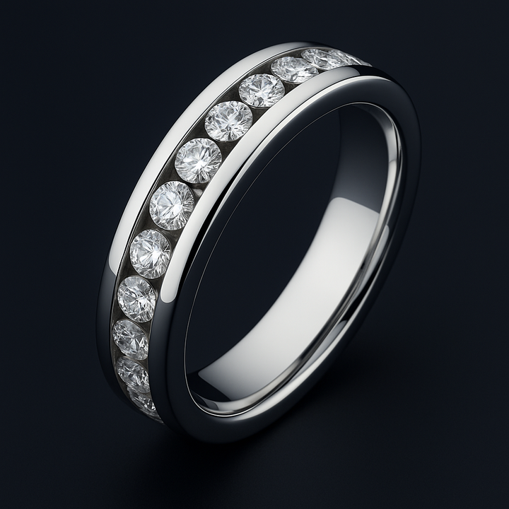 Men's Natural Diamond Eternity Ring – view 3