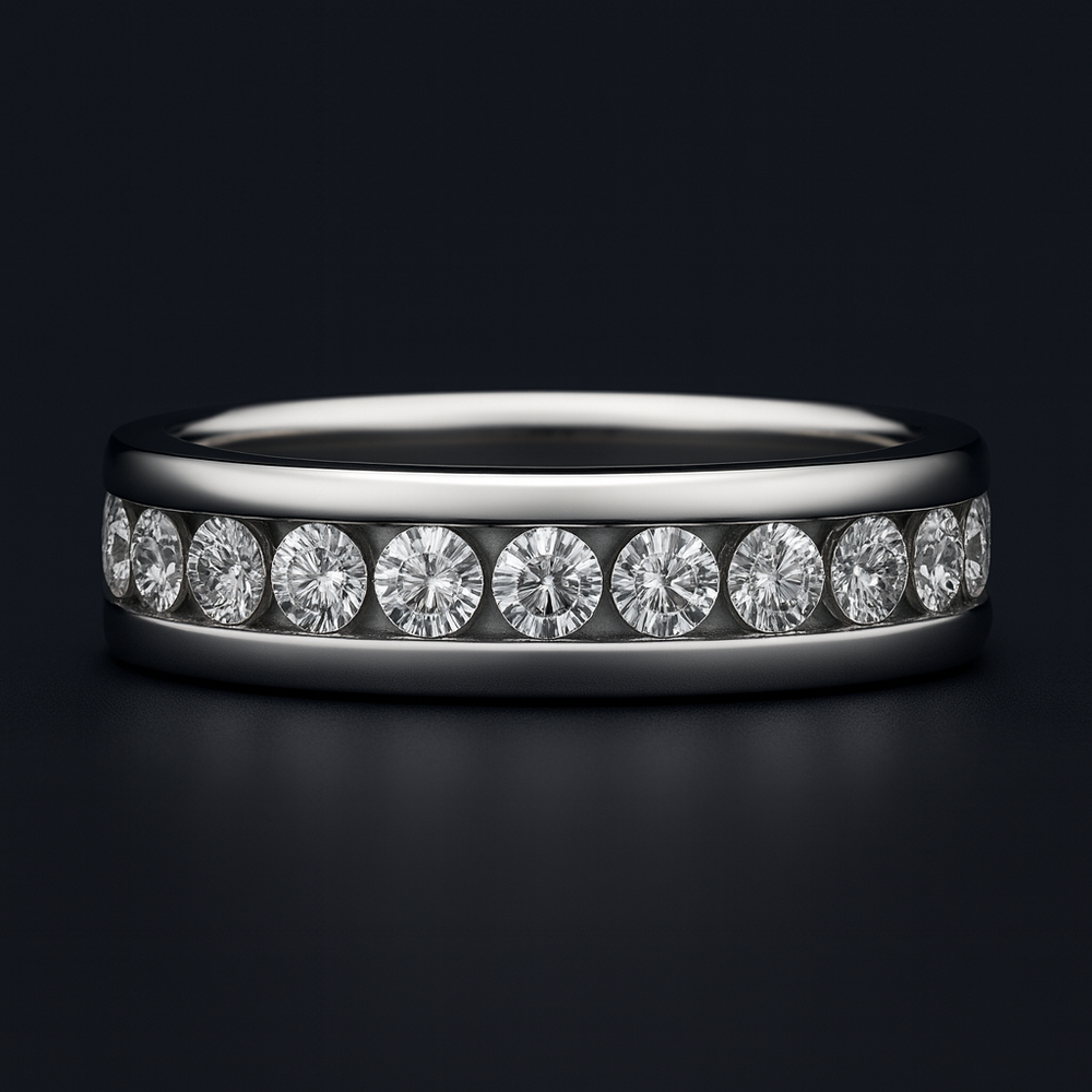 Men's Natural Diamond Eternity Ring – view 2