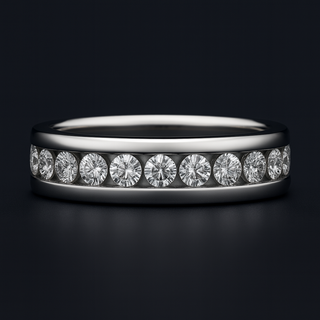 Men's Natural Diamond Eternity Ring – view 2