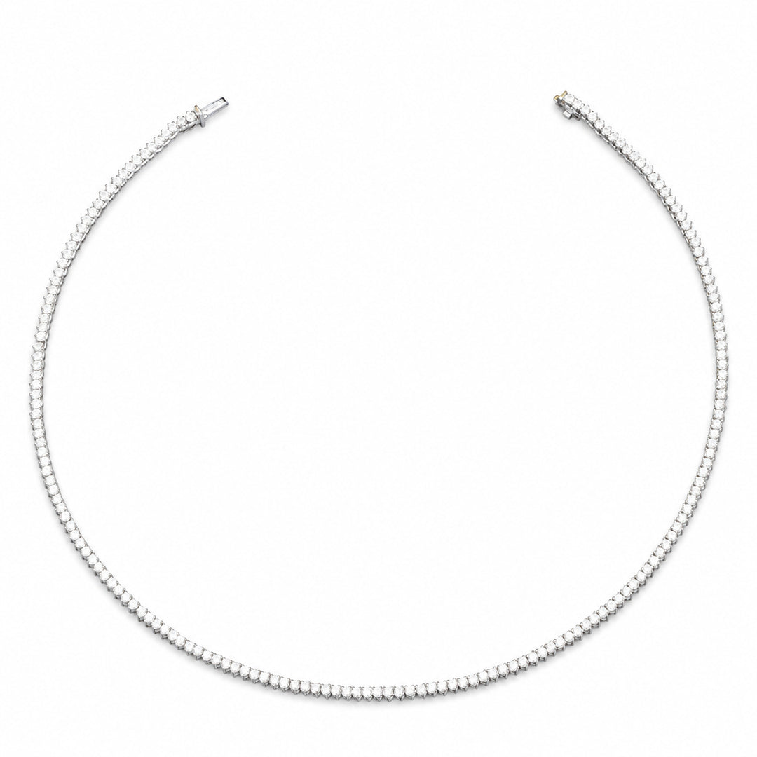 Hera – 8.50 Carat Natural Diamond Necklace – white background view 2