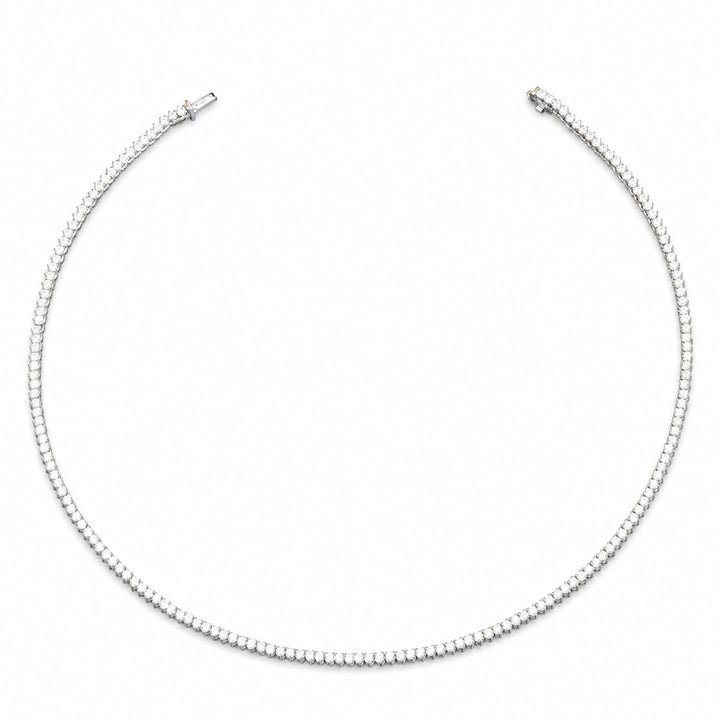 Hera – 8.50 Carat Natural Diamond Necklace – white background view 2