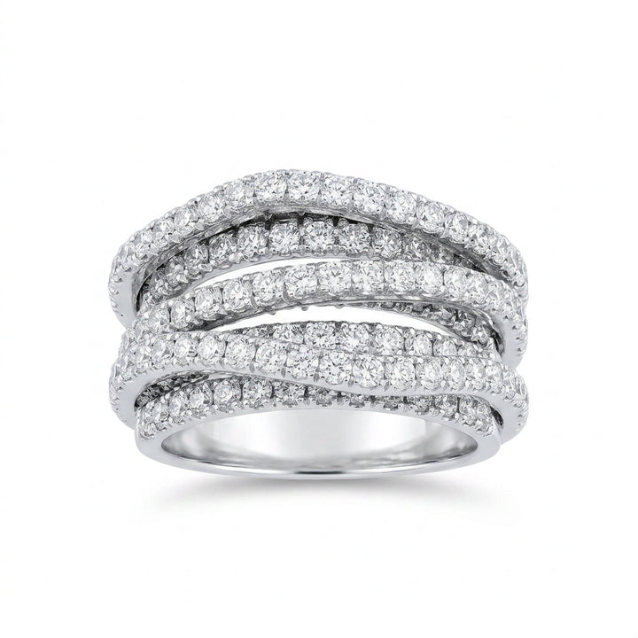 Keren 3.60 Carat Diamond Ring on a clean background