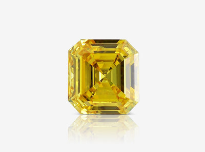 1.43 carat saffron diamond vivd Orangey Yellow