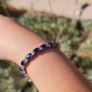 sapphire diamond bracelet for women