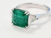 green emerald ring