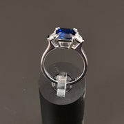 Rana- 2.60 carat natural sapphire ring with 0.46 carat natural diamonds