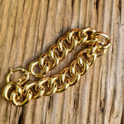 14K gold chain bracelet