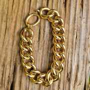 link chain bracelet gold