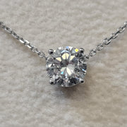 0.50 carat solitaire diamond pemdant for women gold
