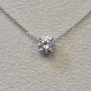 Star - Ciondolo solitario diamante naturale H, SI1 - Ciondolo solitario diamante