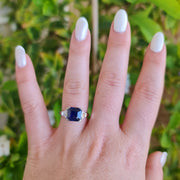 2.60 carat sapphire ring