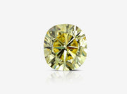 Certificado gia de talla cojín de diamante amarillo intenso de 3.59 quilates