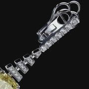 Aura - Boucles d'oreilles en diamant jaune fantaisie de luxe de 14.12 carats - Certificat GIA - Rare Find