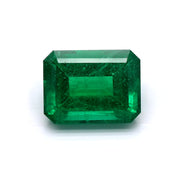 4.06 Green Natural Emerald - GIA Certificate