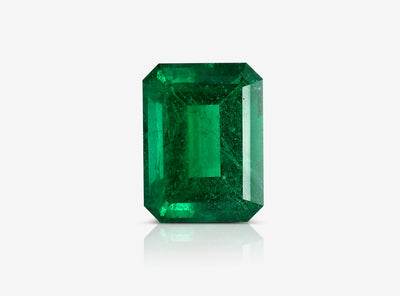 4.06 green Emerald GIA Minor