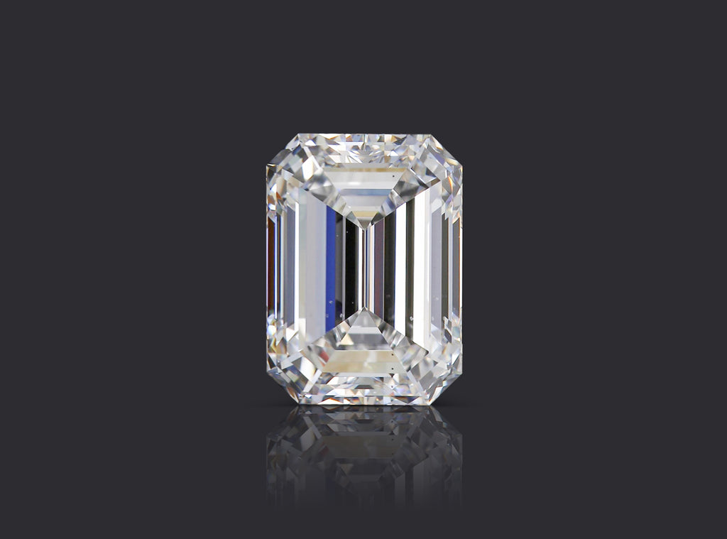 5.02 carat Natural Diamond Emerald Cut, D SI1 None GIA Certificate