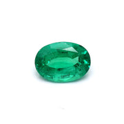 Forma ovalada de esmeralda verde de 5.57 quilates para anillo de esmeralda