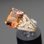 tourmaline diamond ring
