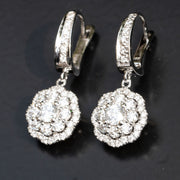 Mor - Diamond Earrings, 1.80 natural diamond D - F  VS