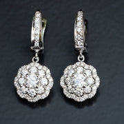 Mor - Diamond Earrings, 1.80 natural diamond D - F  VS