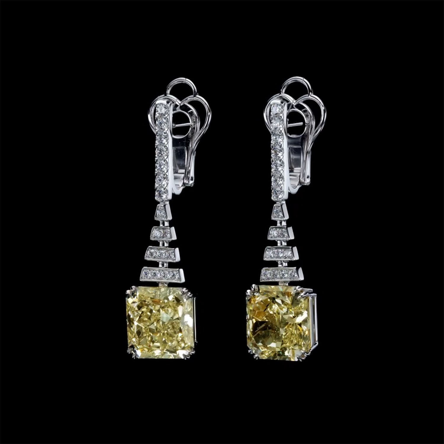 Galaxy Rare diamond earrings - xiao wang jewelry