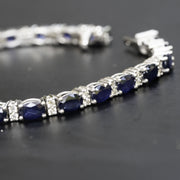 natural sapphire diamond bracelet for wife