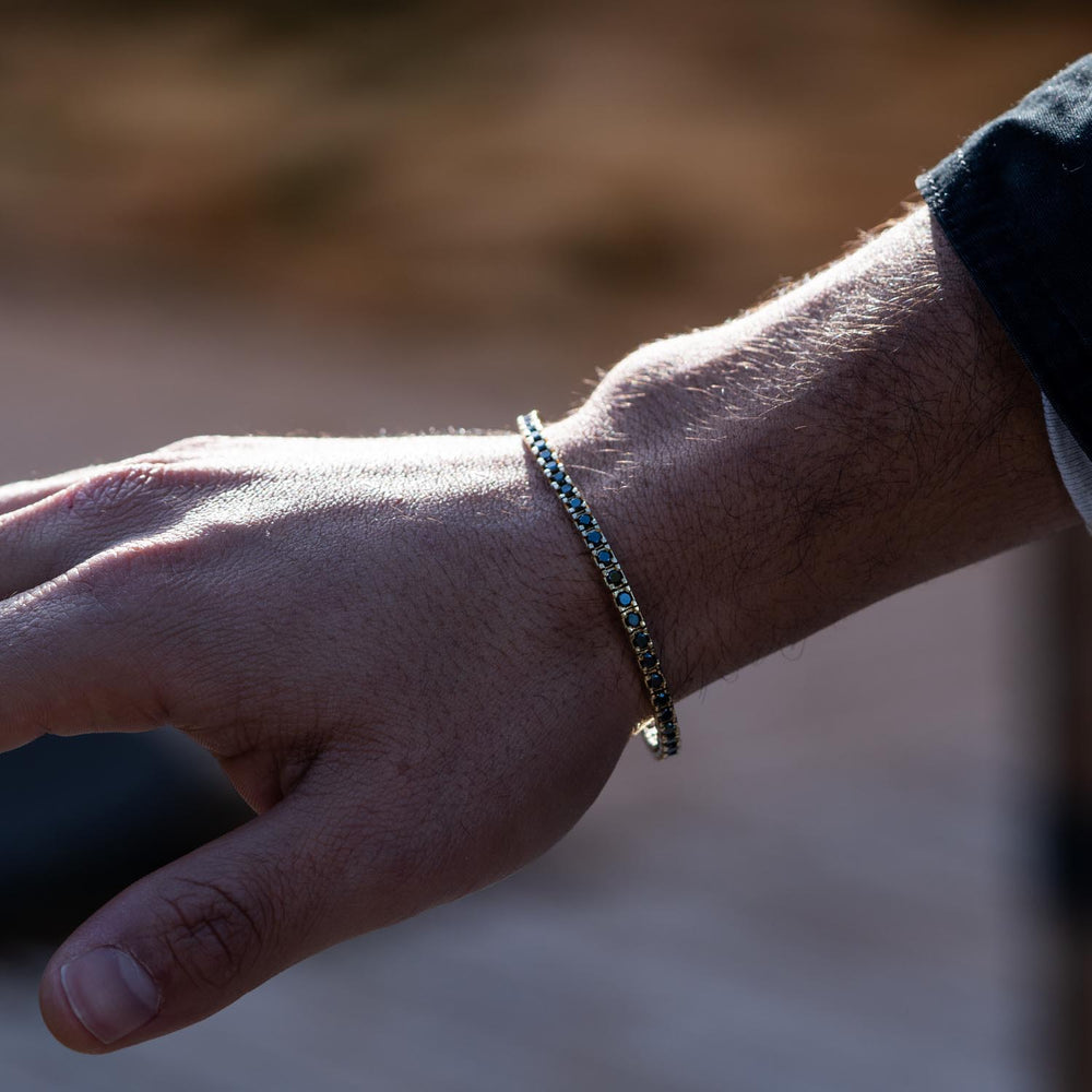 black diamond bracelet for men