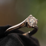 1.00 carat natural diamond ring G  VS
