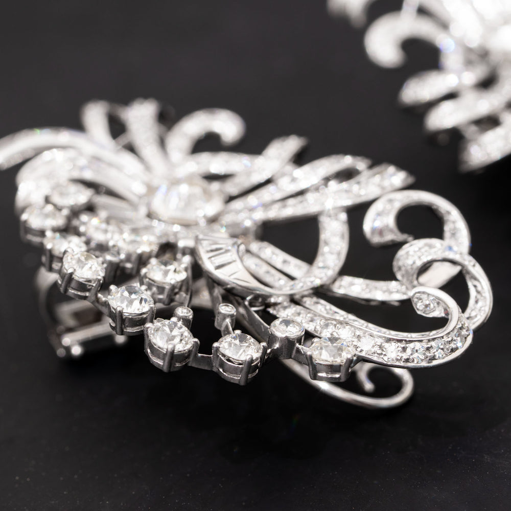 vintage diamond earrings