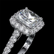 3.00 carat cushion diamond ring for womwn