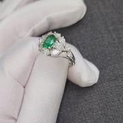 luxurt emerald diamond ring