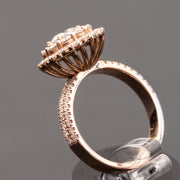 Danielle - anillo de diamantes naturales de 1.61 quilates E VS